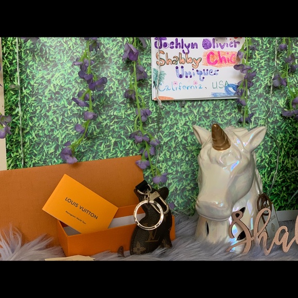Louis Vuitton Monogram Dog Keychain Bag Charm - Picture 4 of 11